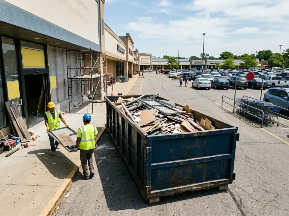 retail-store-renovation-debris-003 — frequently asked questions, Roll-off Dumpster Rentals in Fairview, GA